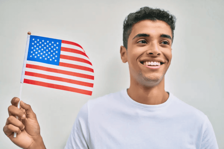 Patriotic guy