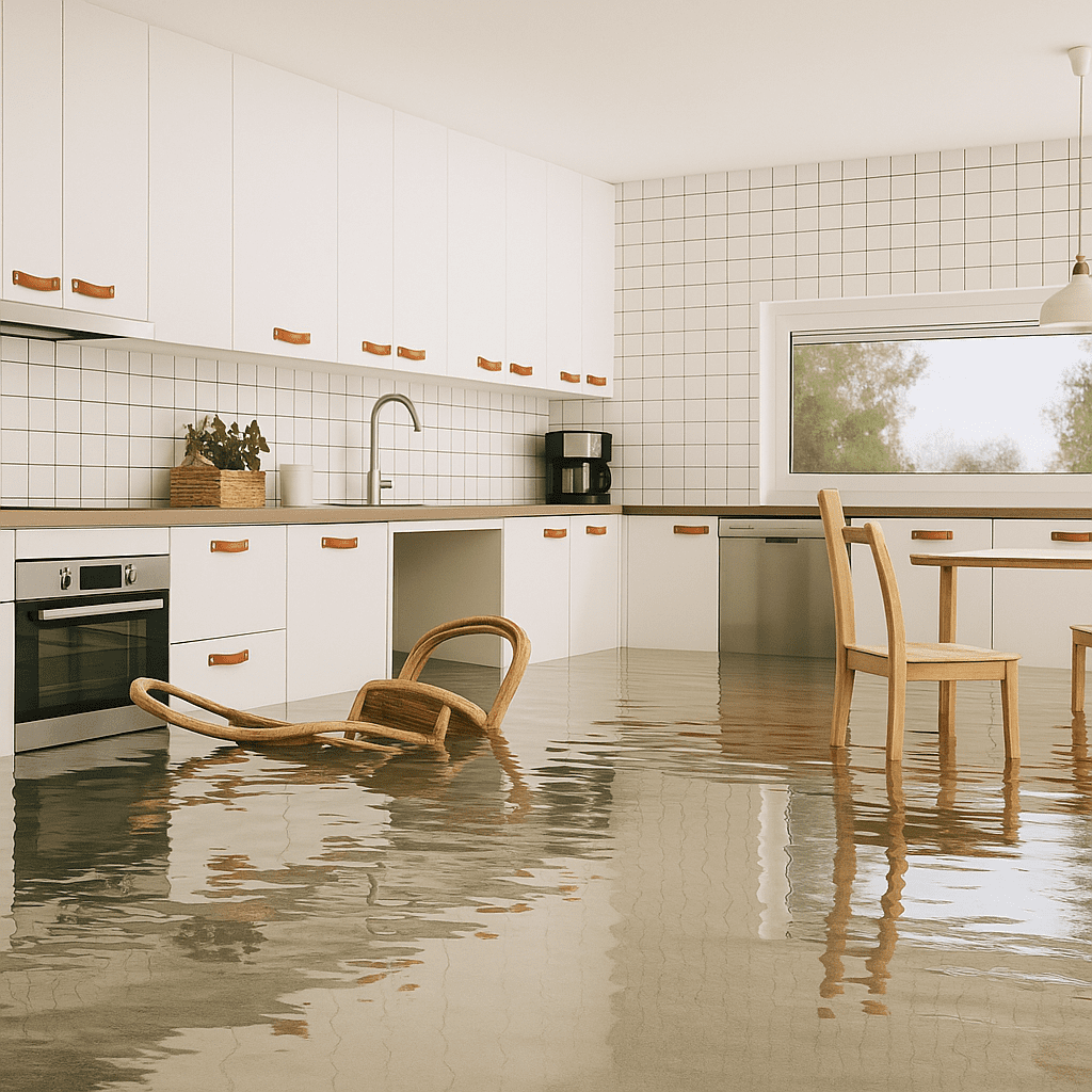 Flood in miami house